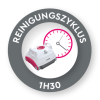 BWT 100 Reinigungszyklus 1h30